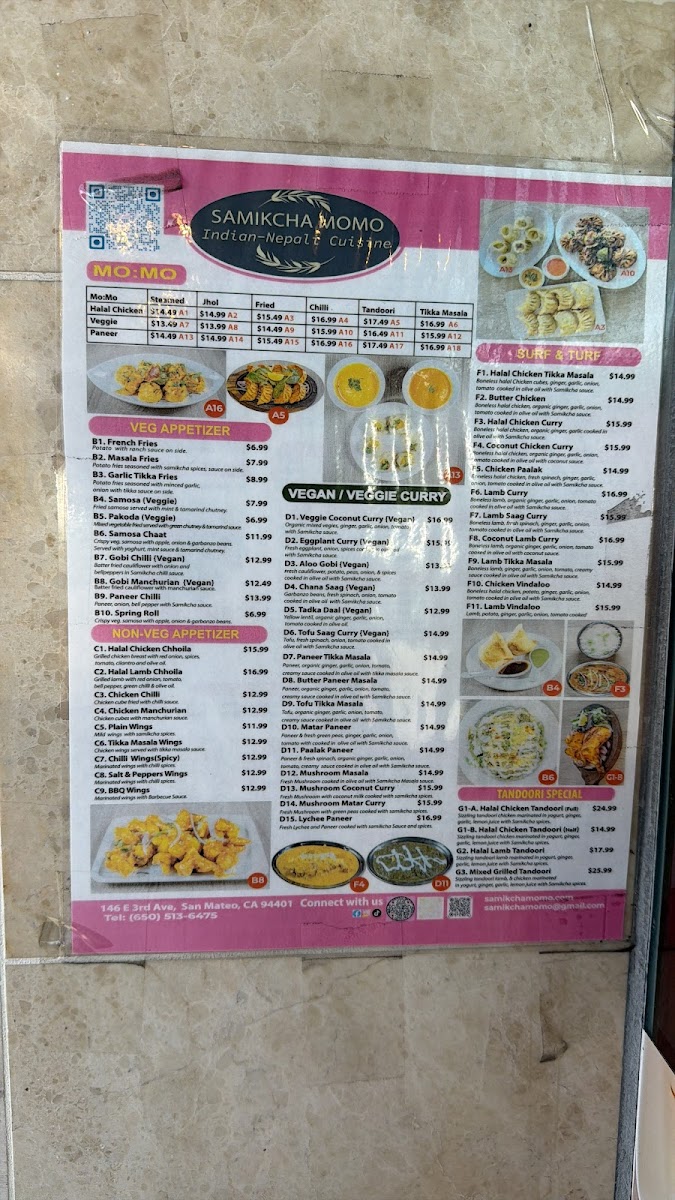 Menu Samikcha Momo Indian-Nepali Cuisine-2