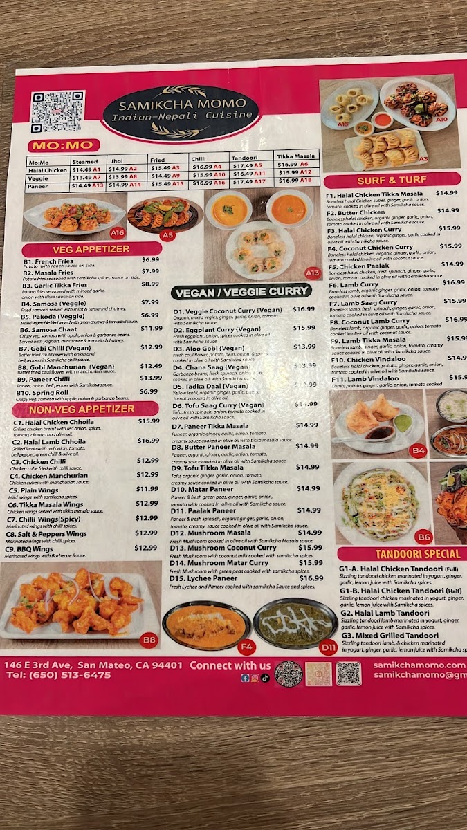 Menu Samikcha Momo Indian-Nepali Cuisine-5