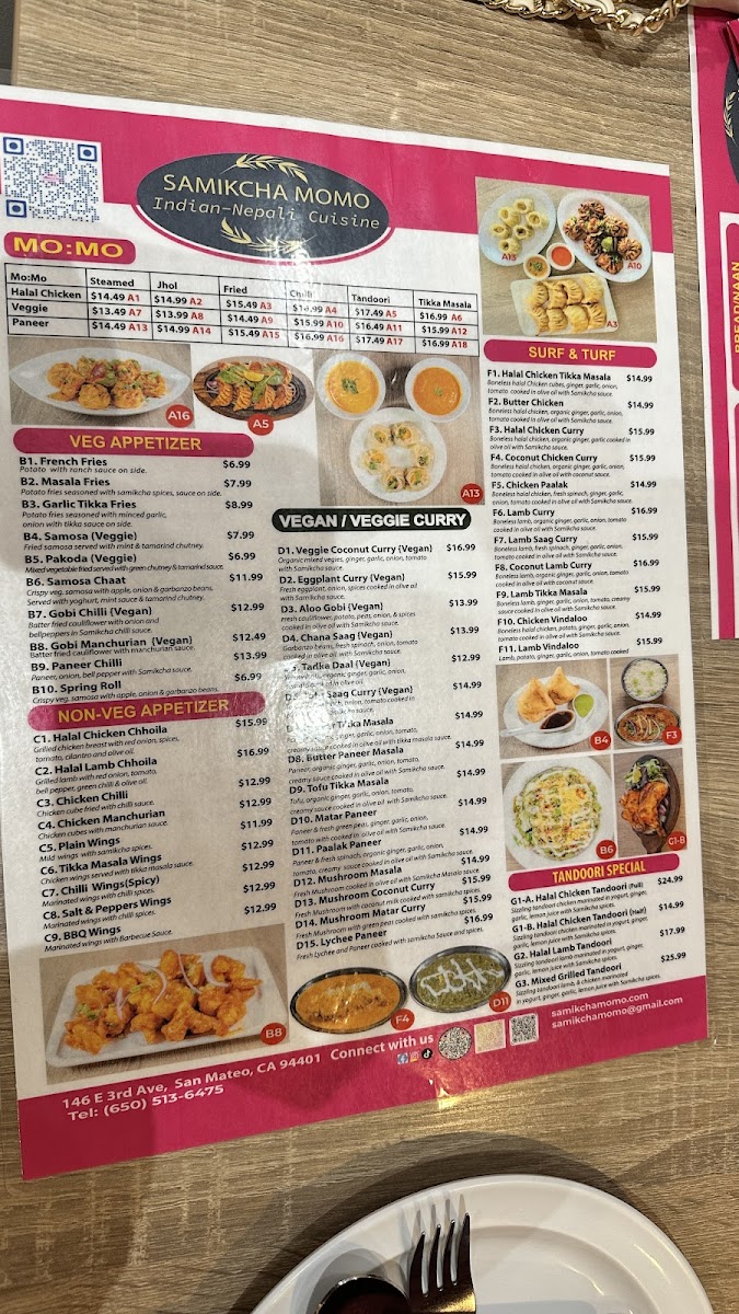Menu Samikcha Momo Indian-Nepali Cuisine-6