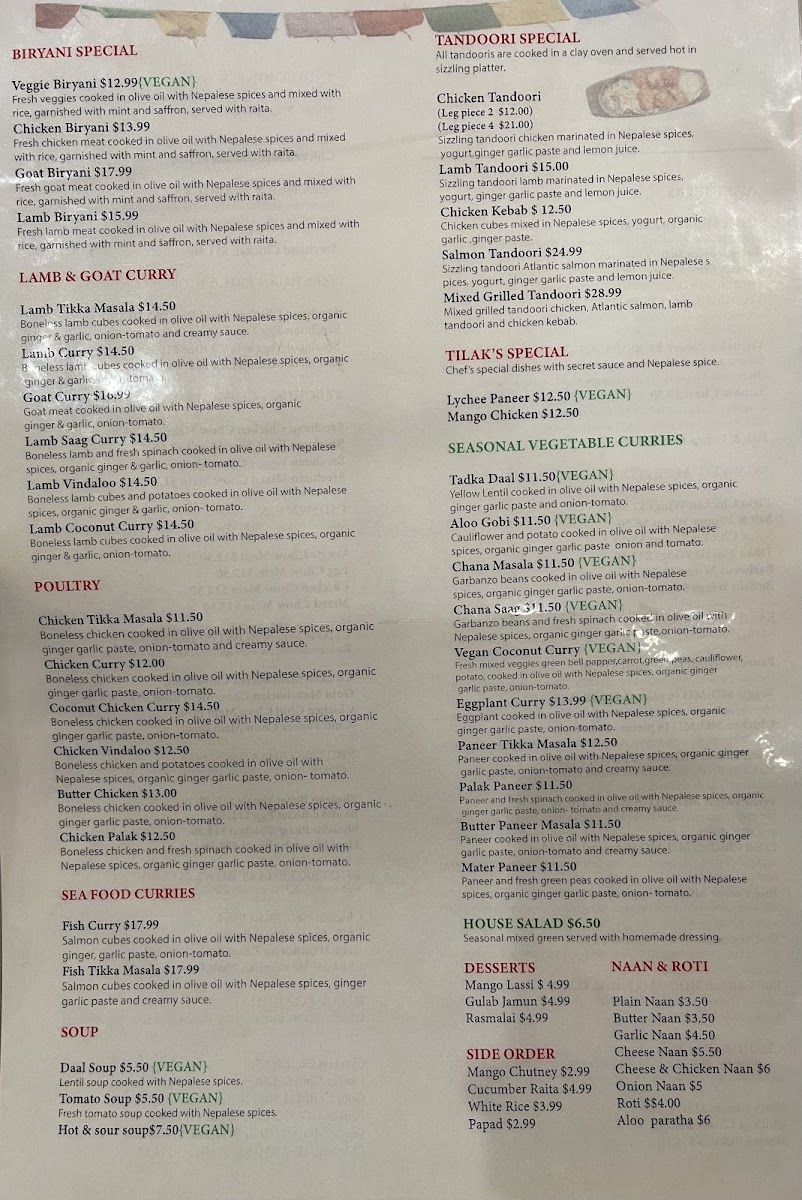 Menu Samikcha Momo Indian-Nepali Cuisine-9